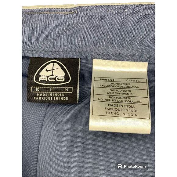 Women's NIKE ACG Grey Polyester Pants Size 10/Medium - Picture 7 of 7